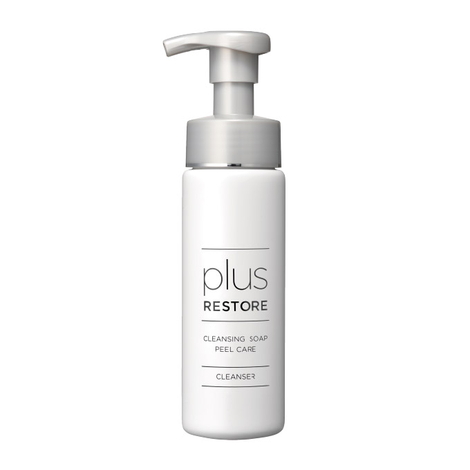 plusRESTORE プラスリストア<br>クレンジングソープ泡ピールケア<br>200mL